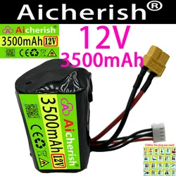 3S1P 12V 3.5Ah 12.6V High Capacity UAV Rechargeable Li-ion Battery For Various RC Airplane Drone Quadrotor XH2.54-4P XT60