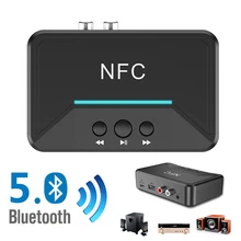 JINSERTA Bluetooth 5,0 RCA приемник 3,5 мм Aux беспроводной музыкальный аудио адаптер для усилителя динамика с задержкой без потерь