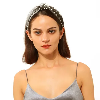 

Bohemian Embroider Letter Headband For Women Print Hair Accessories Hairband Hair Bows Flower Knotted Hair Bands For Women