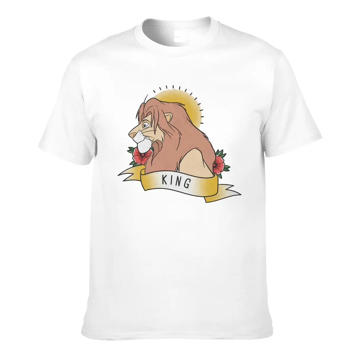 

Lion King Valentine Simba King Mens Graphic T Shirt