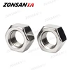 ZONSANTA métrica hexagonal de acero inoxidable 304 tuerca hexagonal DIN934 M1 M1.2 M1.4 M1.6 M2 M2.5 M3 M4 M5 M6 M8 M10 M12 M16 M20 tuercas de tornillo ► Foto 2/6