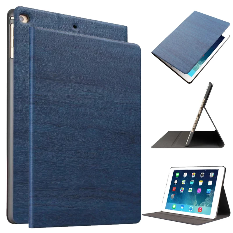 Деревянный картон для ipad 2 ipad 3 4 чехол Магнитный умный авто-Спящий стенд флип-чехол для ipad 2 3 4 Чехол A1430 A1458 A1416