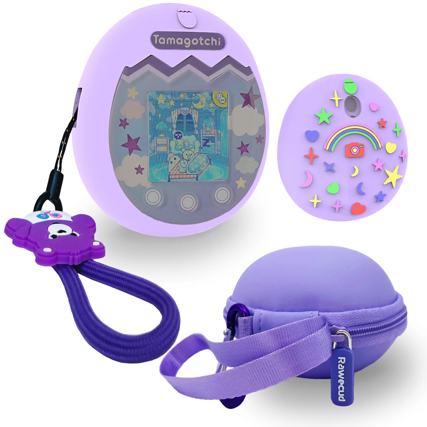 Capa de Silicone Protetora e Estojo de Transporte para Tamagotchi Pix com Cordão Presentes de Aniversário para Crianças Única Capa Case - Image 2