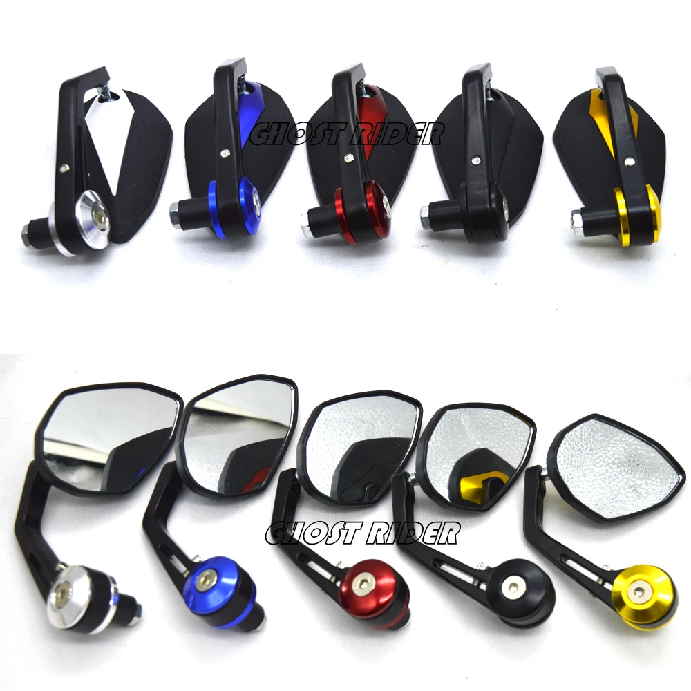 

Universal Rear View Mirror 7/8"" 22mm Handle Bar Motorcycle Bar End Mirror For Kawasaki z800 z750 z250 z1000 z900 er6n/6f