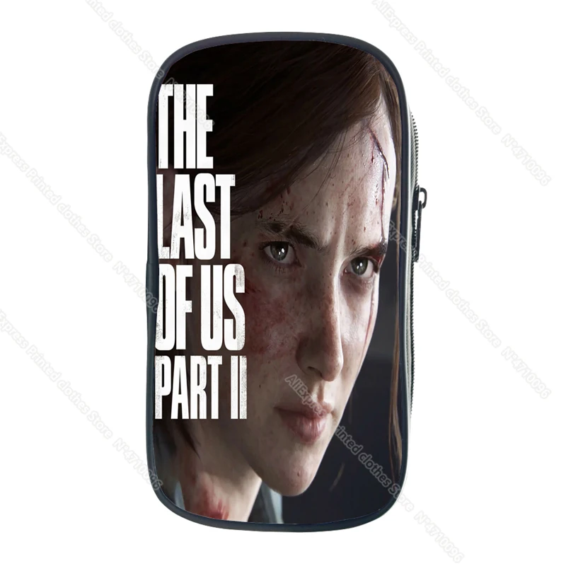 New Game The Last of Us 2 Pencil Case School Supplies for Kids Stationery 3D Print Storage Pouch Cosmetic Cases Makeup Box Bags