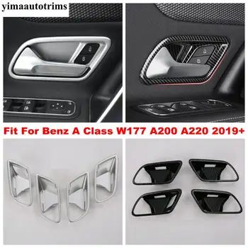 

Inner Car Door Pull Doorknob Handle Hand-clasping Bowl Cover Trim For Mercedes-Benz A Class W177 A200 A220 2019 2020 Accessories