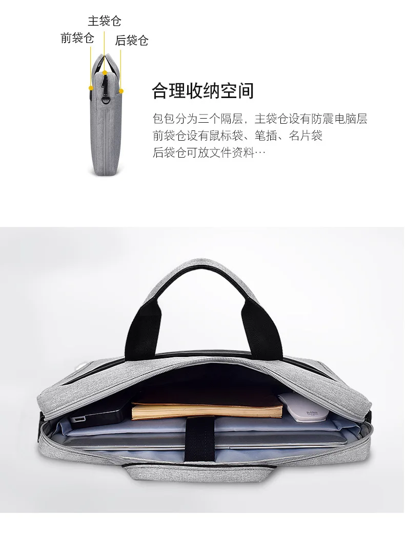 Сумка для ноутбука, сумка через плечо, Apple MacBook, 12345,6 дюймов, huawei Pro, просо, выставочная сумка