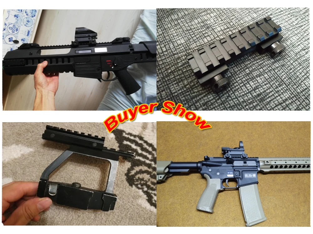 Taktische 8 Slot Flat Top 1" Riser Scope Mount für Picatinny Rail 20mm Taktische 8 Slot Flat Top 1" Riser Scope Mount für Picatinny Rail 20mm