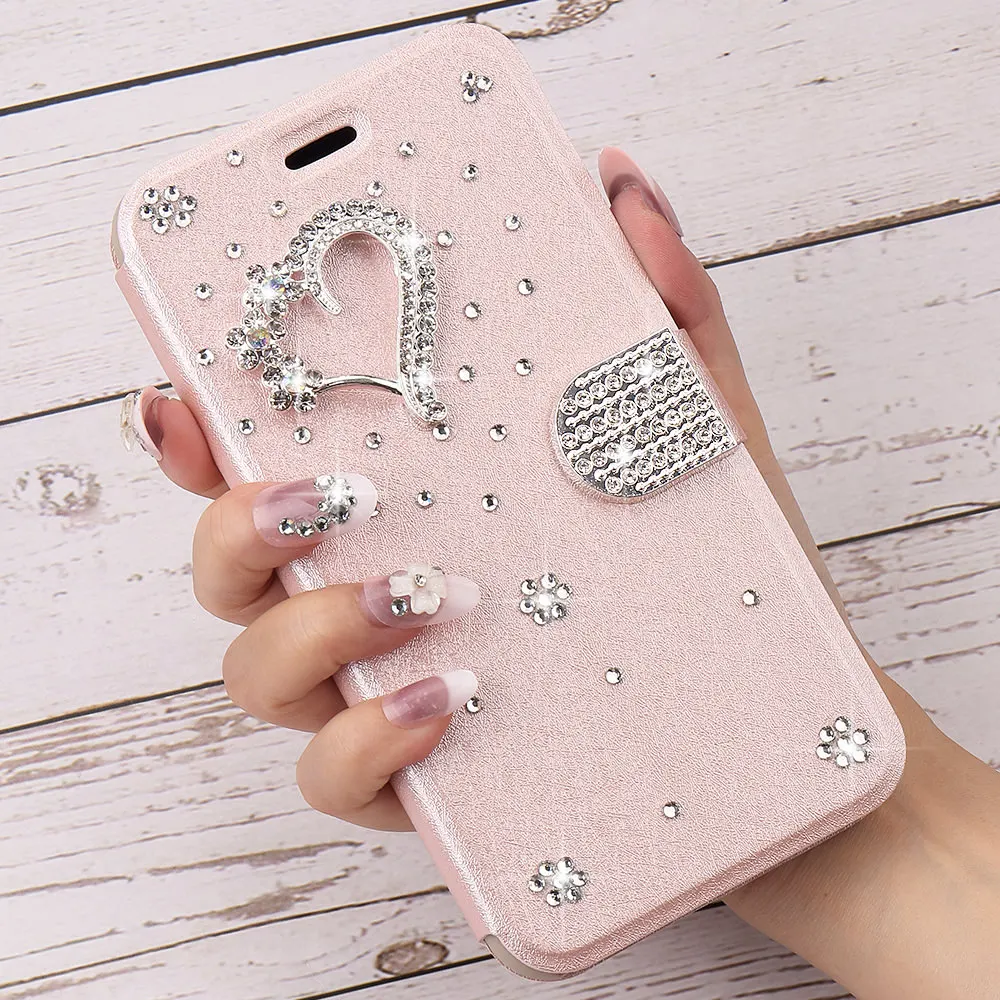 LLZ. COQUE Магнитный кожаный бумажник флип чехол для телефона для samsung Galaxy Note10 Note8 S10 S10e S9 S7 S8 Plus 5G чехол с сердцем