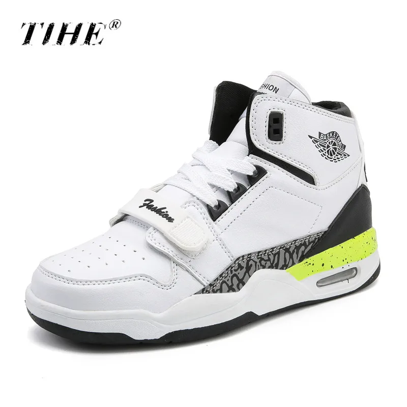 Jordan/мужские баскетбольные кроссовки с высоким берцем и воздушной подушкой; спортивная мужская обувь; удобные дышащие спортивные кроссовки для баскетбола