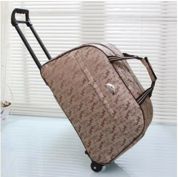 Водонепроницаемая большая Вместительная дорожная сумка, Модный повседневный толстый стильный чемодан на колесиках для женщин, мужчин, студентов - Цвет: KT cat M