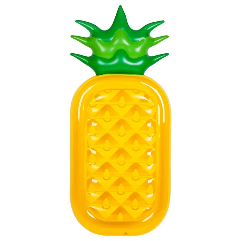

Manufacturers Direct Selling Pineapple-shaped Floating Mat Double Color Pineapple Inflatable Floating Row Lying Bed Adult Swimmi