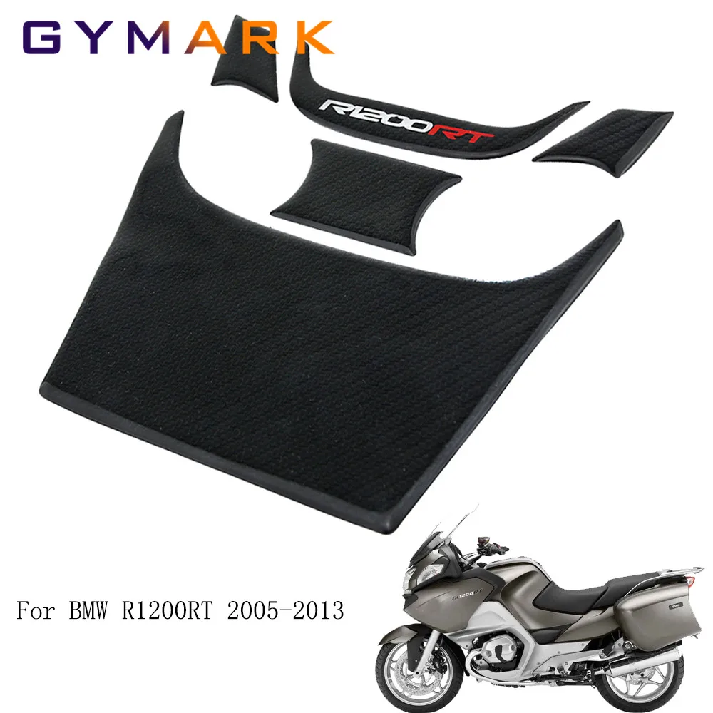

Tank Pad Protector For BMW R1200RT 2005-2013 2012 2011 2010 2009 Black Motorcycle 3D Gel Carbon Fiber Design Fuel Tank Sticker