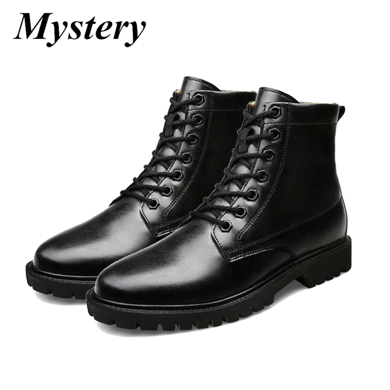 

Autumn Winter Man Shoes High Quality Genuine leather Men Boots Waterproof Ankle Boots Outdoor Working Boots Men Shoes 48 49 50