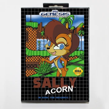 

Sonic Sally 16bit MD Game Card For Sega Mega Drive/ Genesis with Retail Box