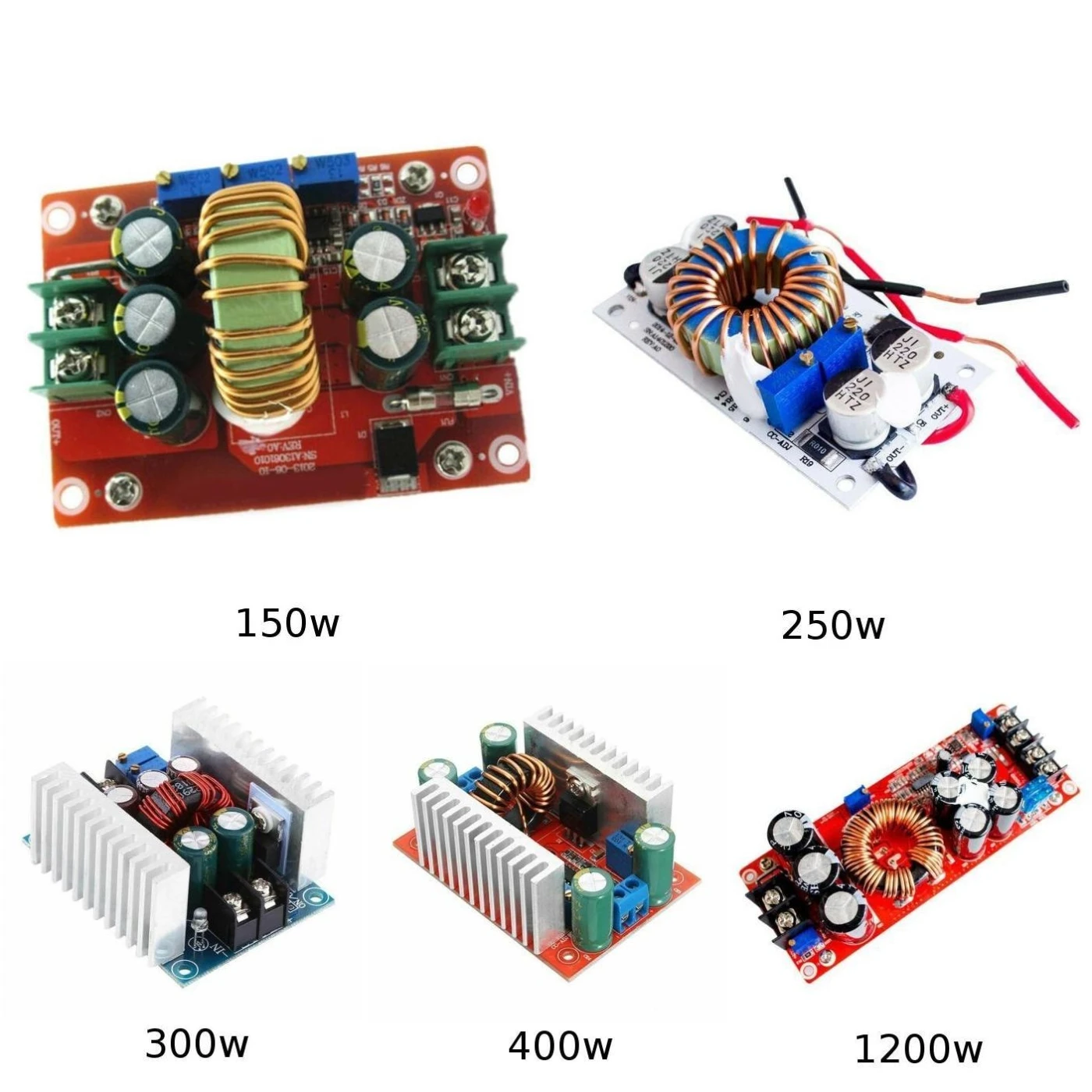 150W~ 1200W DC-DC конвертер 10/12/15/20A 150/250/300/400/1200W шаг вверх/вниз Boost адаптера переменного тока постоянного тока Мобильный Питание