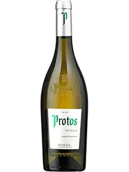 Vino blanco PROTOS , Verdejo , D.O Rueda , botella 75 cl , envio desde España , white wine
