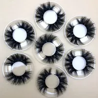 Mikiwi Free Logo 50 pairs 20mm 5D Mink Lashes Wholesale Dramatic Mink Lashes Bulk Custom Private label Fluffy lashes 2