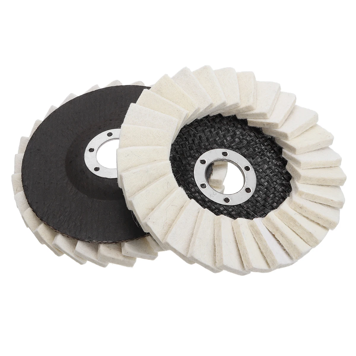 Wool Polishing Wheel 125*22mm Louver Wool Polishing Wheel Stone Metal Surface Buffing Quick polishing Grinder Disc Tool