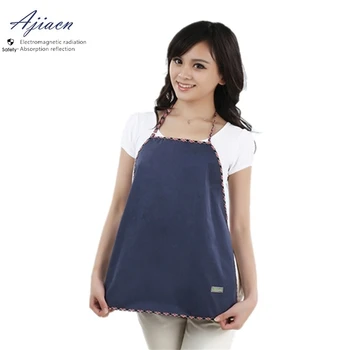 

Ajiacn Electromagnetic radiation protective metal fiber clothing pregnant women Work or home EMF shielding apron