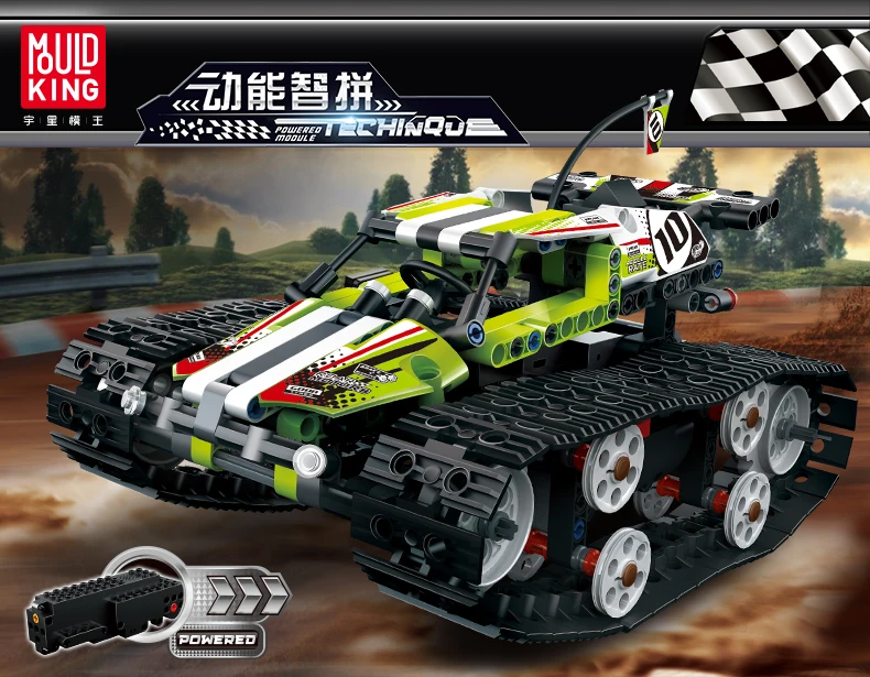 Плесень king 13023 13024 функция питания двигателя RC Гусеничный гонщик электрический автомобиль 42065 скоростной автомобиль строительный блок кирпичи модель игрушки