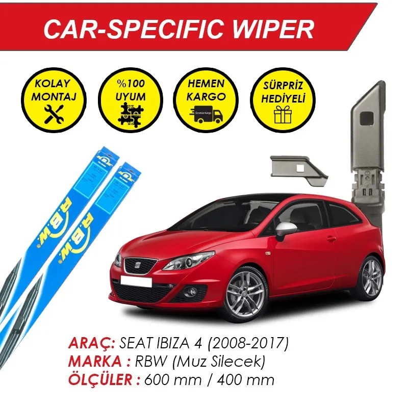 Щетки стеклоочистителя RBW для Seat Ibiza щетки подходят к кнопкам 2008-2017 | Автомобили и