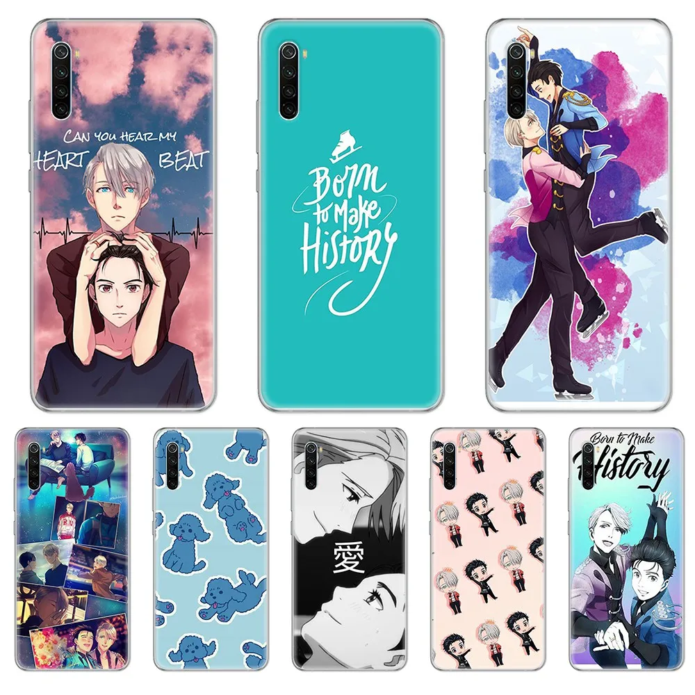 YURI!!! on ICE HOTEL ice bumper Transparent Phone Case cover For xiaomi Redmi 3S 4A 5A 6A 5 Plus 4X 7 8 8a CC9 K20 Pro K30 | Мобильные