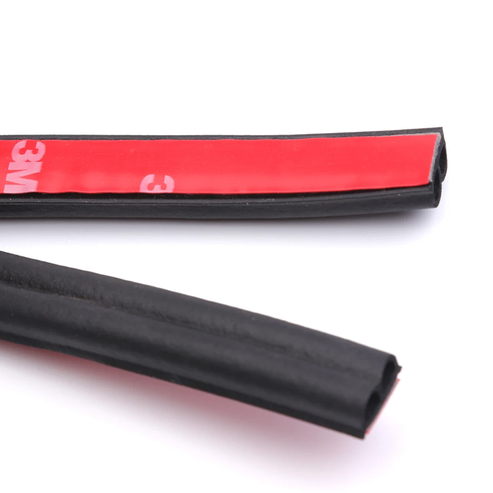5M Self Adhesive Automotive Rubber Seal Strip Weatherstrip for Car Window Door edge anti-collision rubber strip Automobiles