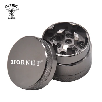 

HORNET Mini Style Zinc Alloy Tobacco Herb Grinder 30MM 3 Piece Metal Hard Smoking Herb Grinders Smoke Pipes Accessories