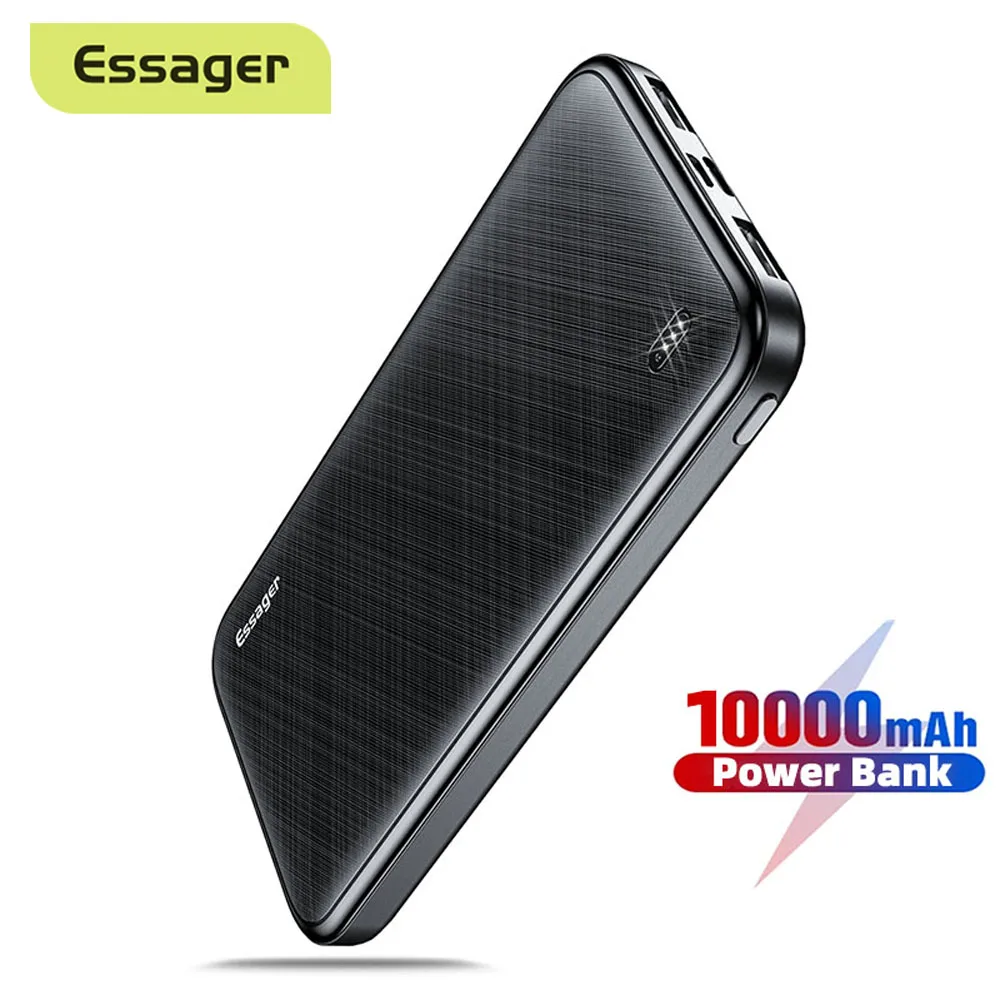 Essager-cargador portátil de 10000mah para teléfono móvil, batería externa para Xiaomi mi