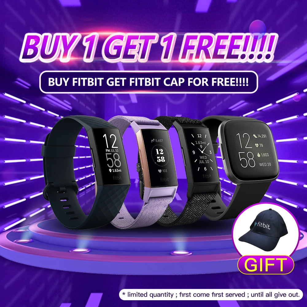 Оригинальные Смарт часы Fitbit Versa 2 для здоровья и фитнеса с пульсометром музыкой