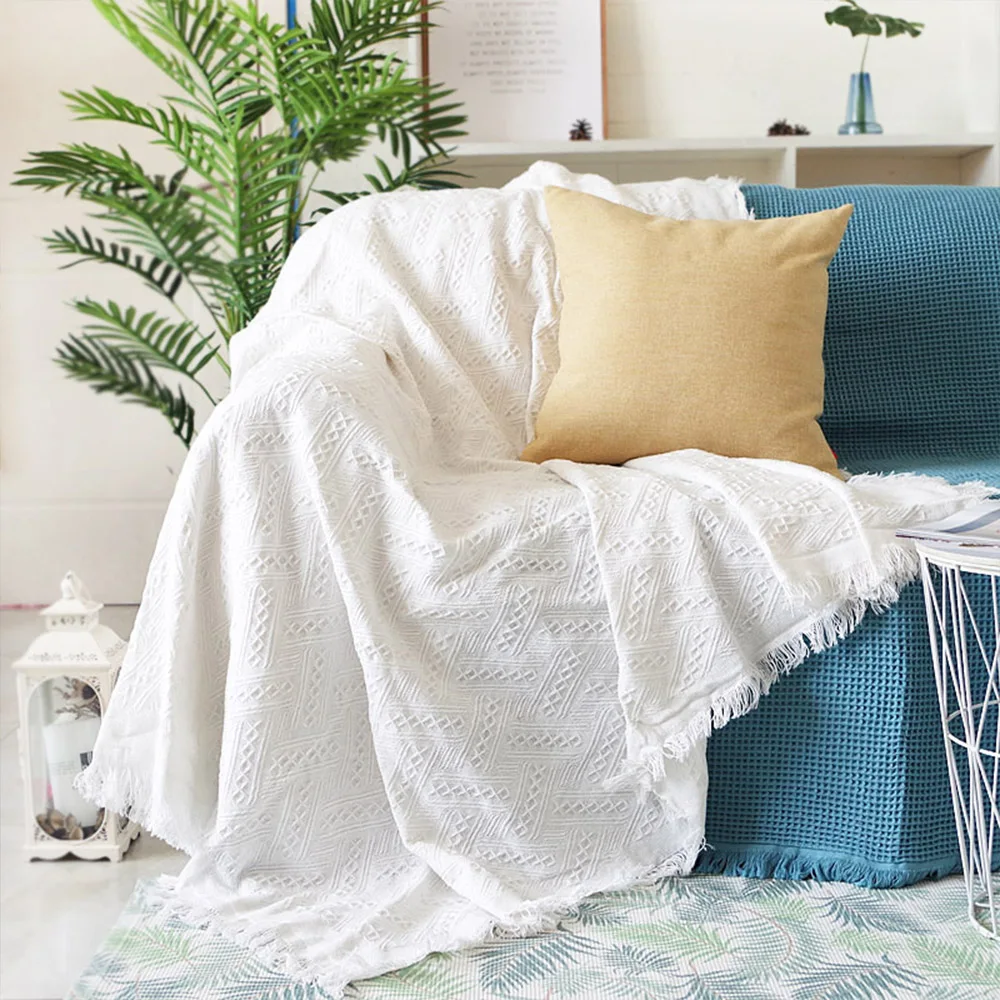YanYangTian Covered carpet sofa cover Decorative pattern plaid Stitch blanket Bedspread on the bed Combination of | Дом и сад