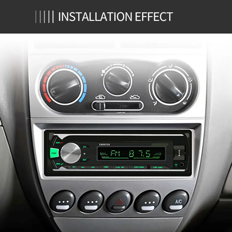 DC12V TF карта АВТО MP3-плеер Радио авторадио мультимедийный плеер FM/SD/AUX Автомобильная электроника автомобили и мотоциклы