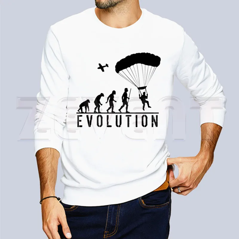 Born To Fly Evolution Paragliding Harajuku однотонные толстовки Модные мужские/женские толстовки с длинным рукавом Толстовка