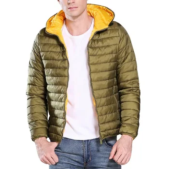 

Winter Warm Men Hooded Parka Coats Men Thick Down Jackets Casual Thermal Outwear Mens Windbreakers Solid Winter Jacket