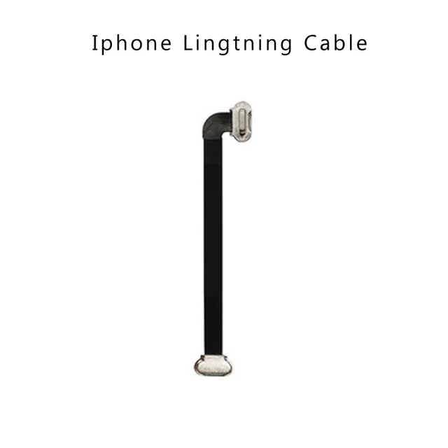 Zhiyun Smooth 4 Gimbal Lightning TYPE C Micro C зарядный кабель для iphone 11 x samsung Android бесшовный 75 мм - Цвет: Black