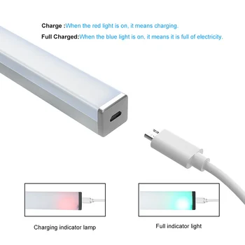

LED Human Induction Under Cabinet Light USB Charging Wardrobe Counter Lamp FAS6
