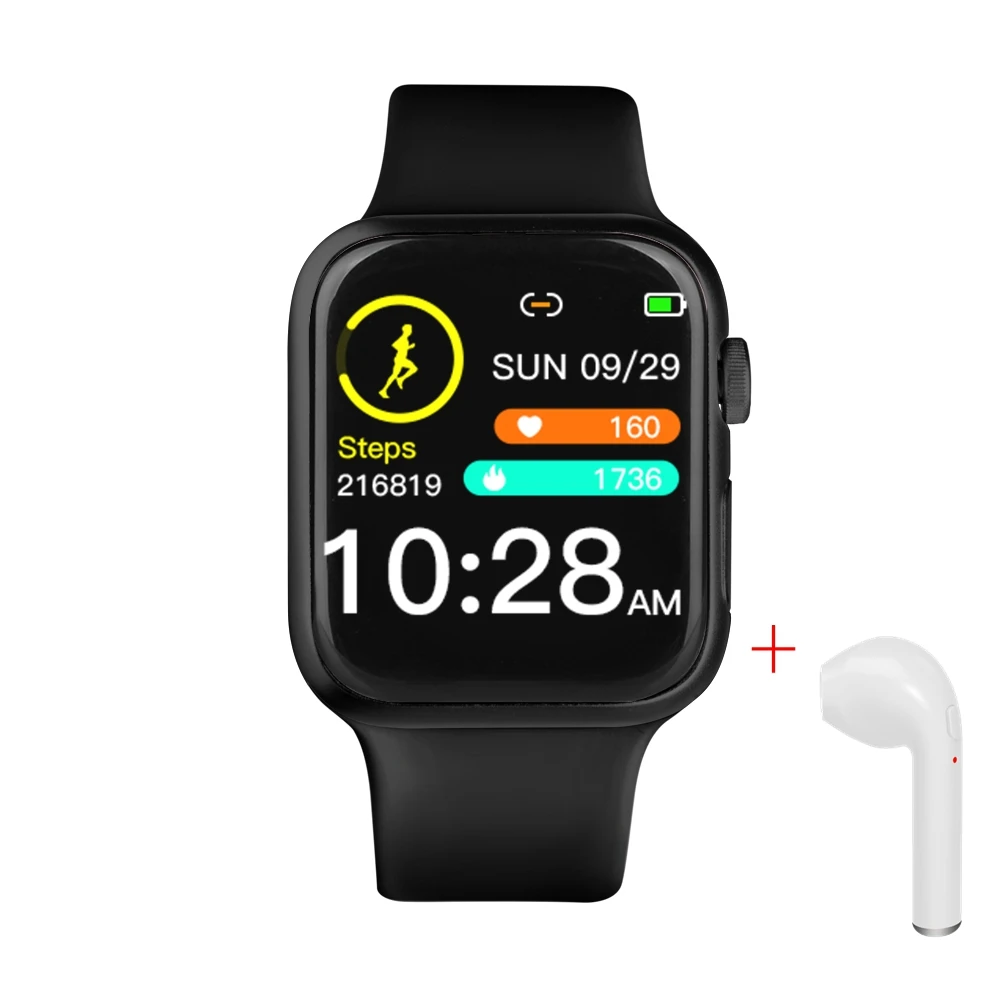 black-1 Женские 40 мм Водонепроницаемые Смарт-часы мужские Bluetooth умные часы для Apple IPhone Xiaomi кровяное давление фитнес-трекер для измерения сердечного ритма - Цвет: black-1