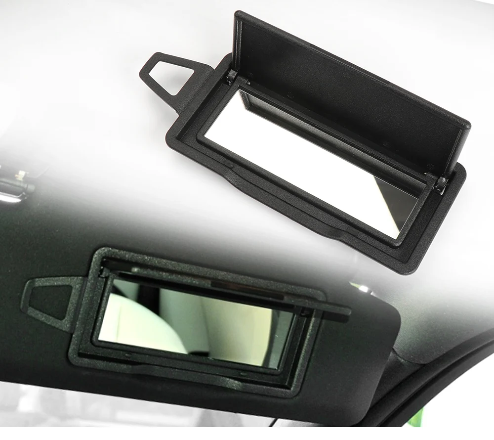 For W204 X204 C200 C250 GLK300 Car Front Sun Visor Mirror Makeup Sun Shade Cosmetic Mirror Cover For Mercedes Benz GLK C Class