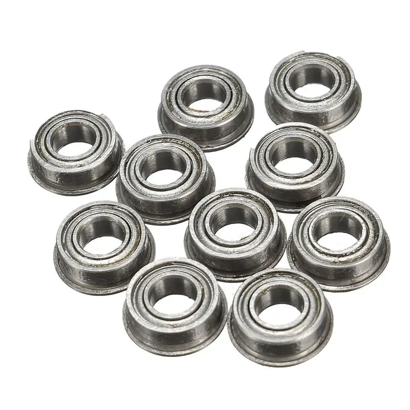 ABUO-10PCS MF84ZZ LF840ZZ экранированный фланцевый подшипник 4x8x3 мм