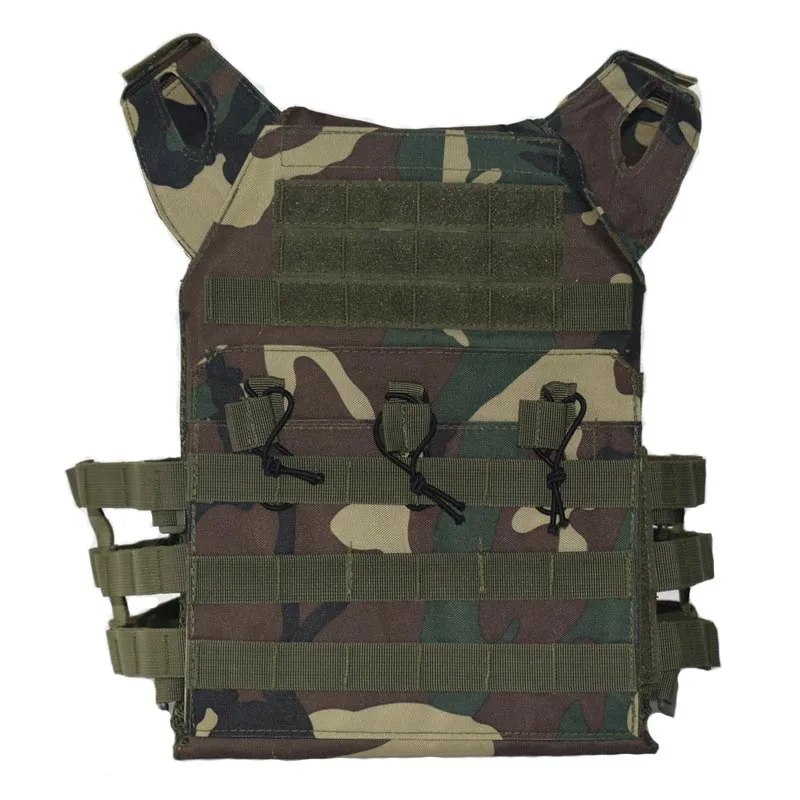 Бронежилет JPC Molle Plate Carrier жилет безопасноститактический жилет Открытый CS игры Пейнтбол Охота страйкбол жилет военная техника - Цвет: Jungle Camo