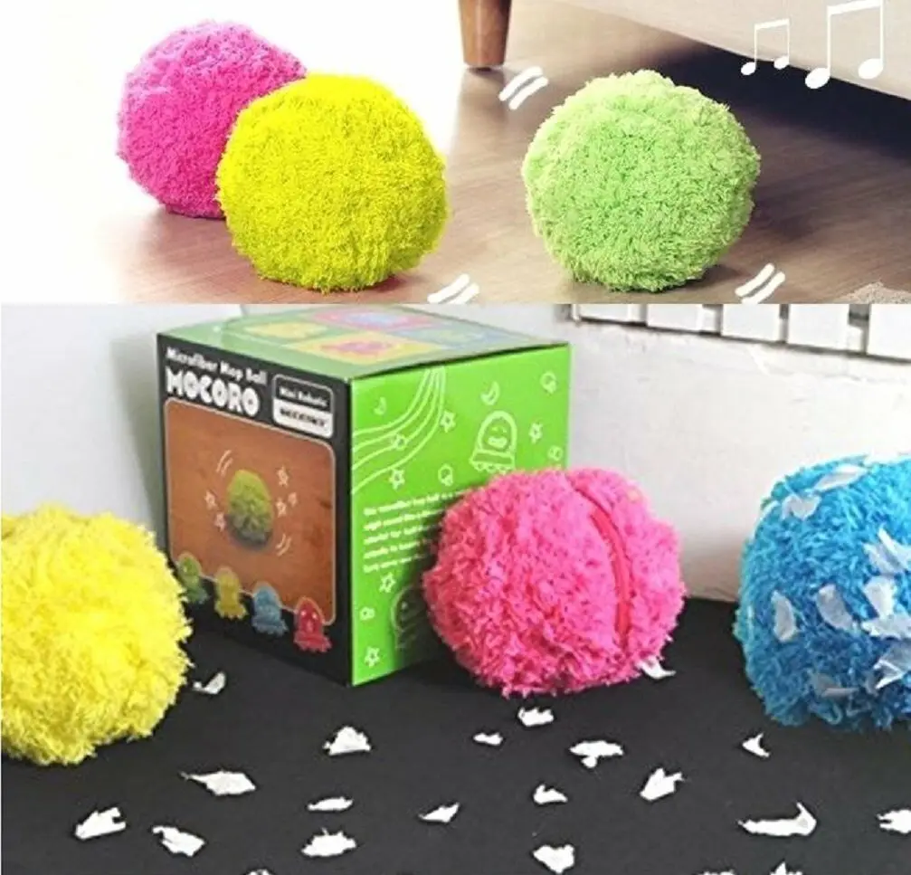 microfiber mop ball mini robotic cleaner
