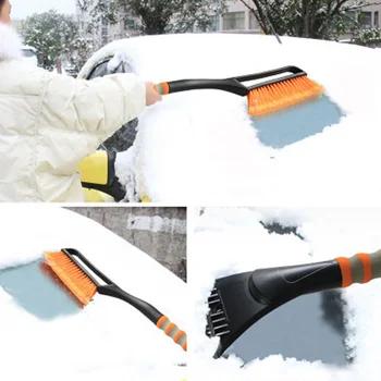 

Supplies Car Snow Brush Houses Glass Doors Non-Slip 2 In 1 Retractable For Windshield Removal