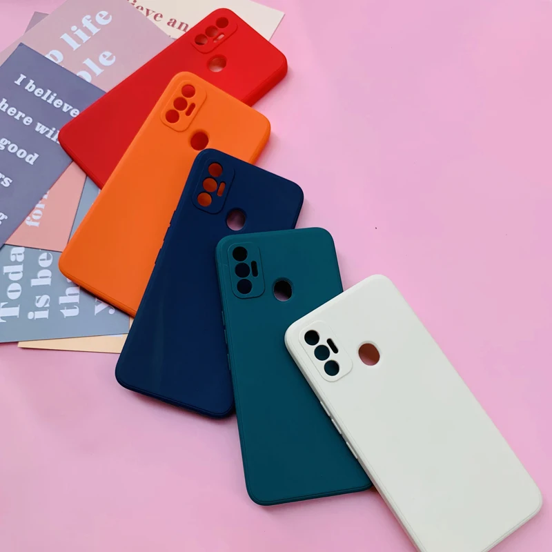 Мягкий силиконовый чехол из ТПУ для TECNO SPARK 7 Чехол Tecno Spark 6 GO 4 защитный Fundas Coque |