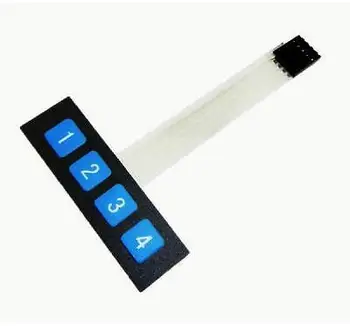 

5PCS New 1x4 Key Matrix Membrane Switch Control Panel Slim Keyboard Keypad diy electronics