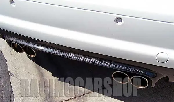 CSL STYLE REAL CARBON FIBER DIFFUSER 4P EXHAUST for BMW 3-Series E46 M3