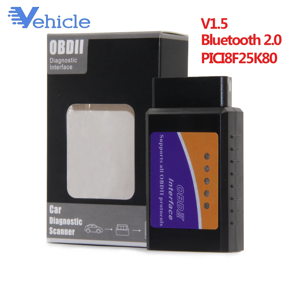 ELM327 Bluetooth V1.5 Диагностический Код OBD2 автомобильный диагностический инструмент несколько ELM 327 Bluetooth для Android/Symbian OBDII протокол