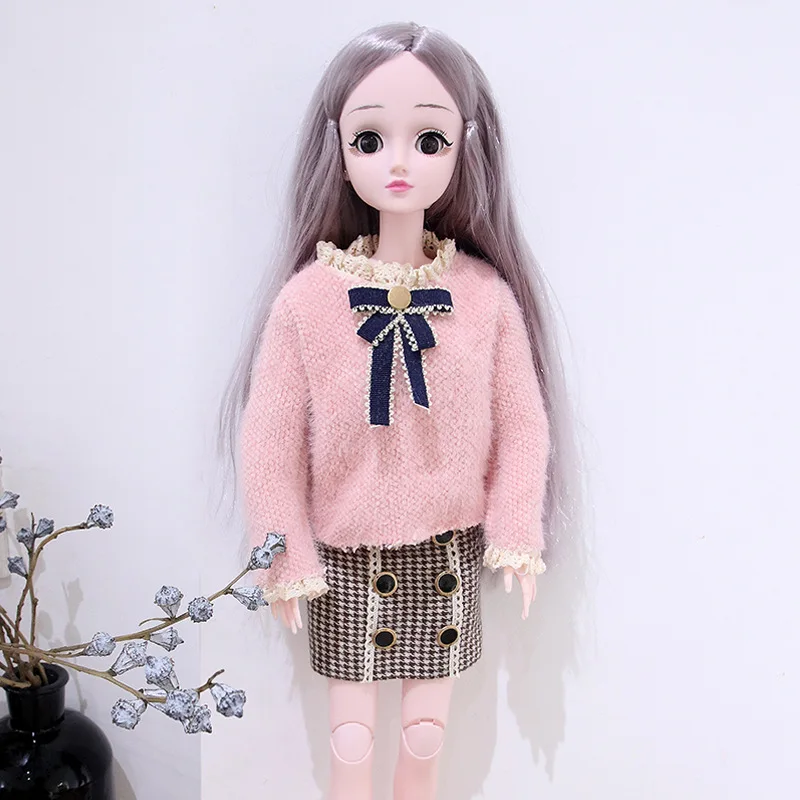 60 см BJD куклы подвижные Шарнирные тела повседневная одежда девочка кукла с обувью Аксессуары куклы игрушки для девочек подарок Принцесса Кукла - Цвет: 004