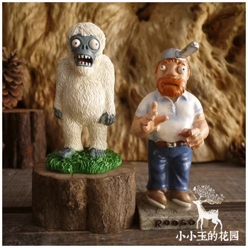 

CLASSIC PLANTS VS ZOMBIES GAME FIGURES RESIN ORNAMENTS ROOM TABLE DECORATION CHILDREN'S GIFT