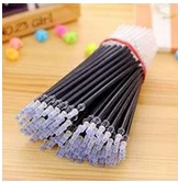 Novelty Stationery 50 Pcs Gel Pen Refill 0.5mm Black Blue Ink Refill For Roller Ball Pens School Office Suppliers